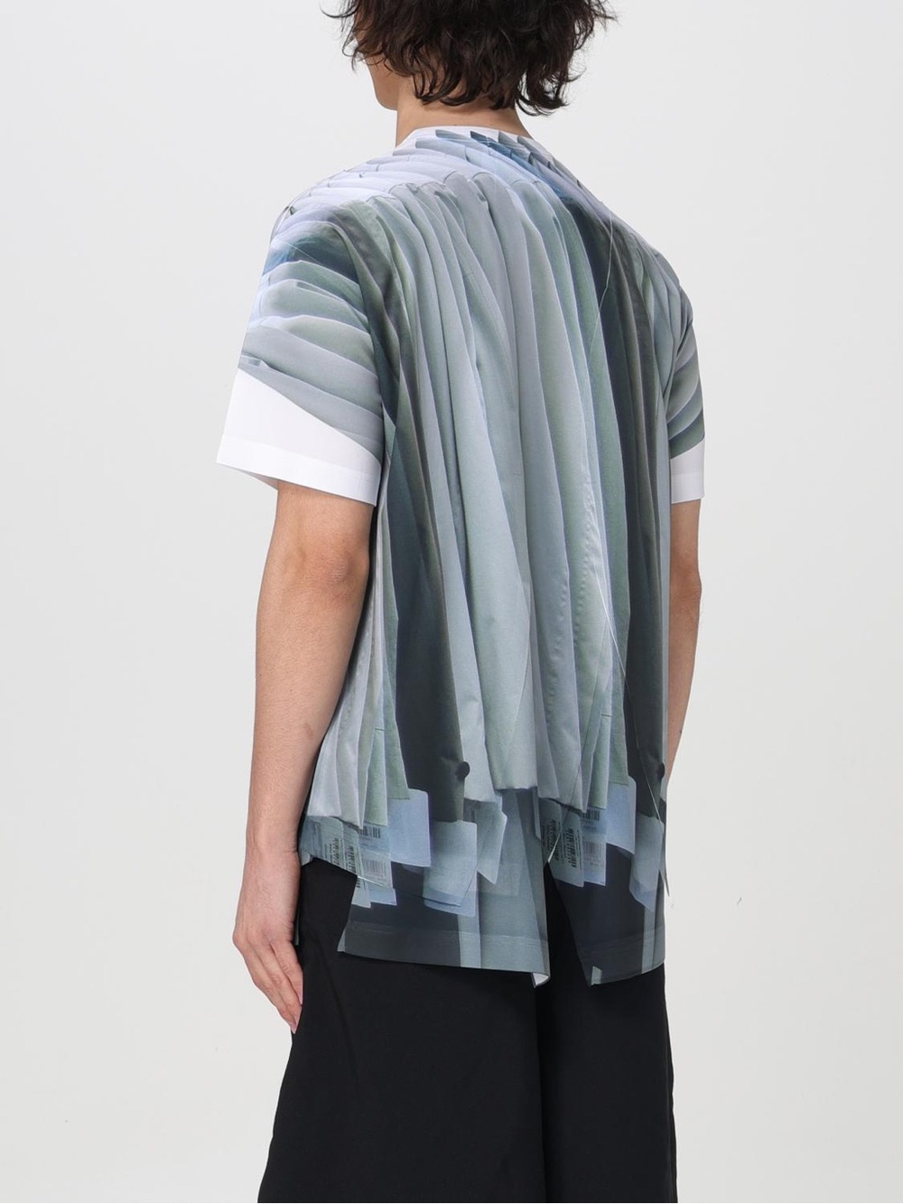 Men's Dry Cleaner Trompe L'oeil Jersey T-Shirt COMME DES GARCONS HOMME PLUS - Picture 7 of 8